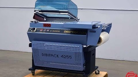 Italdibipack Dibipack 4255 ST Semi-Automatic Shrink Wrap Machine wtih Magnetic Hold Down