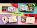 5 DIY Matchbox Craft Ideas / Cute Matchbox Gift ldeas By Aloha crafts