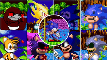 FNF - FOR HIRE BUT EVERY TURN A DIFFERENT SONIC CHARACTER SING IT 🐍