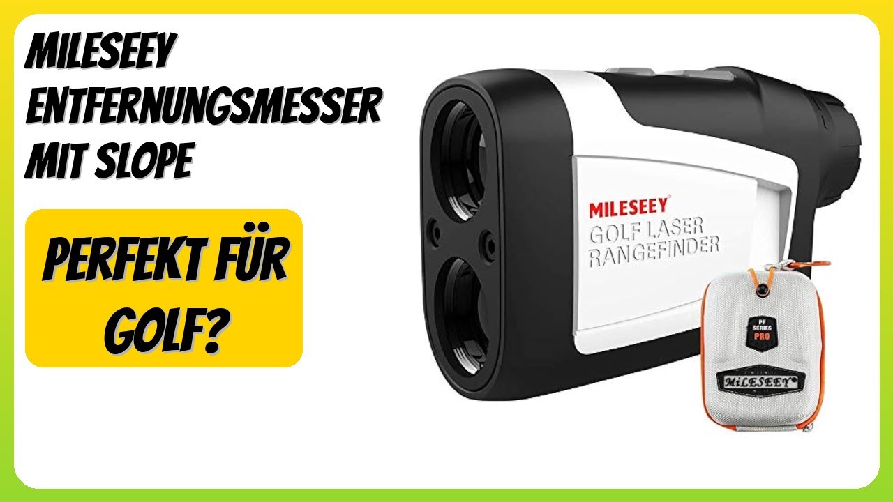 Mileseey 800M Jagd Entfernungsmesser PF210 – Mit Winkel & Horizontaler Distanz, Grün