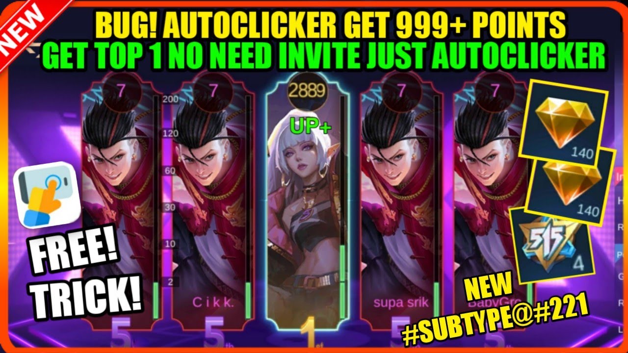NEW! BUG TRICK BOOSTING 400+ POINTS AUTO CLICKER NO NEED INVITE CARNIVAL PARTY 100% LEGIT • MLBB