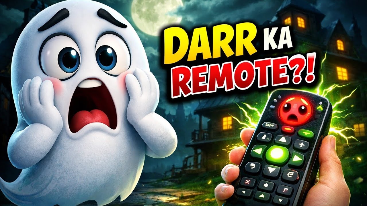 👉 Bholu Bhoot aur Darr ka Remote 👻😂 | Funny Ghost Cartoon | Kids Story