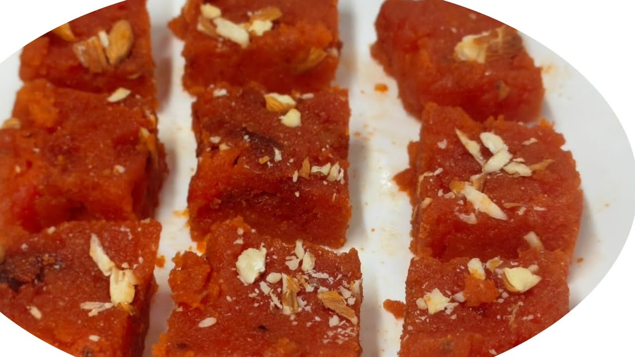 गाजर की टेस्टी मिठाई। बनाने का सबसे आसान तरीका।