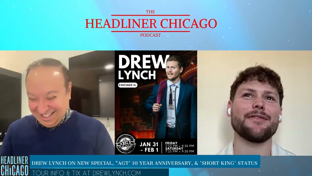 Comedian Drew Lynch interview - stand up special & 10th anniversary on America's Got Talent & fans