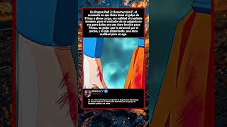 En Dragon Ball Z Resurrección F, al momento en que Goku tomó el golpe de Frieza ...