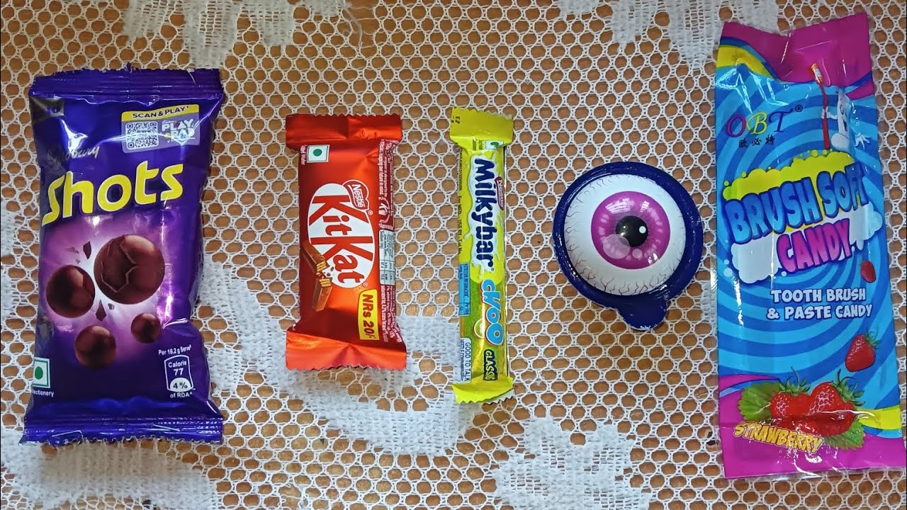 Satisfying Video ASMR Unboxing GIANT Sweets Chocolate and ASMR...