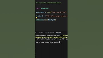 How to Search on google using python? #python3 #googlesearch #pythontips #pythonskills #pythonshort