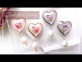 【resin】バランスの良いお花の埋め込み方のコツ｜ドライフラワー レジン ピアスの作り方【ハンドメイド DIY】