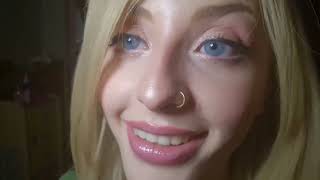 ASMR Kissing & Licking Your Face   Lipgloss Application 💋