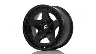 Fuel Warp Matte Black 17x9 Wheels By Hot Tracks