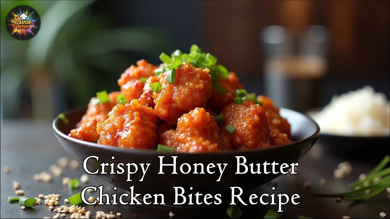🍗 Crispy Honey Butter Chicken Bites Recipe | Sweet, Savory & Addictively Crunchy!