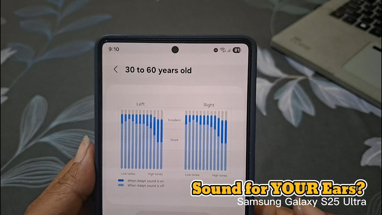 How to Improve Audio for Your Ears with Adapt Sound on Samsung Galaxy S25 Ultra