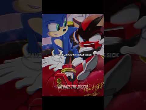 Shadow X Sonic Editmio Sonadow Shorts 