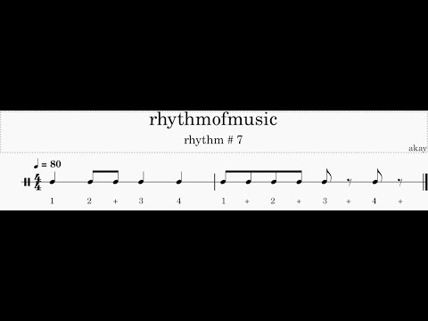 RHYTHM EXERCİSE TO IMPROVE YOUR SIGHT-READING SKILLS: Exercise # 3. # ...