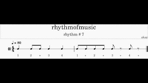RHYTHM EXERCİSE TO IMPROVE YOUR SIGHT-READING SKILLS: Exercise # 3. #rhythm #musicpractice