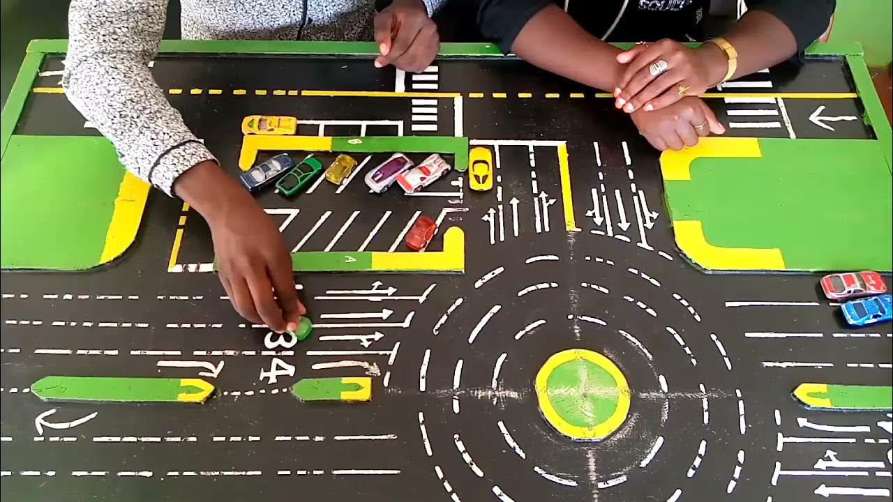 Driving lesson Two for beginners, model town board and features - YouTube