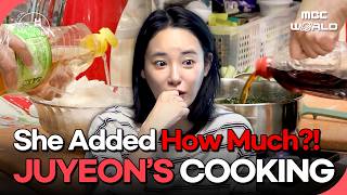[K-ACTRESS] Juyeon's Cooking Disaster: Soup Recipe Goes Totally Wrong!🤣#Juyeon #Cooking