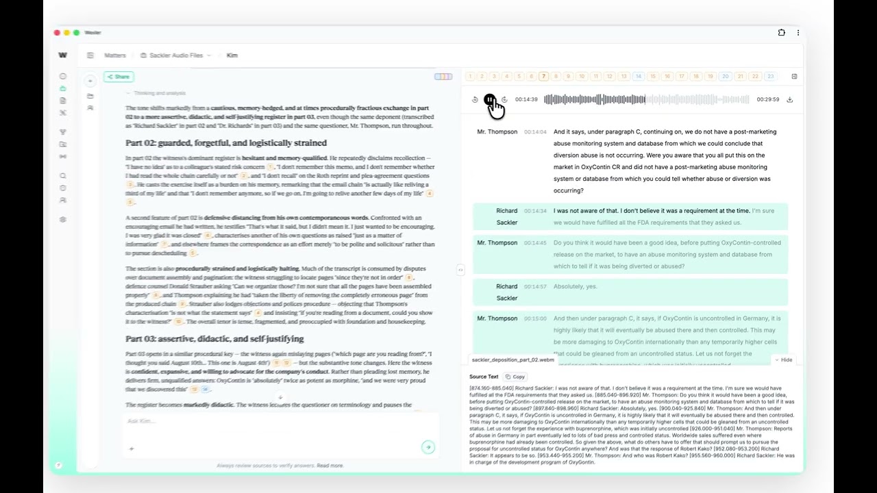 Audio Support — Wexler