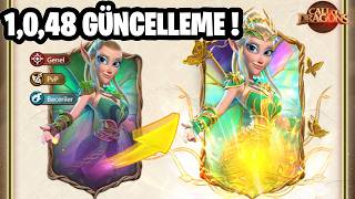 GÜNCELLEME 1.0.48 GELDİ! Yeni Efsanevi Kahraman ve Yeni Etkinlikler ? - Call of Dragons