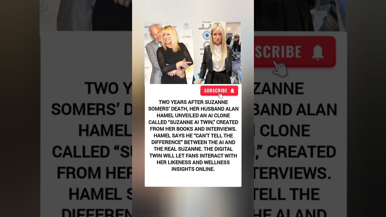 Alan Hamel Unveils AI ‘Suzanne Somers Twin’ That’s Nearly Indistinguishable from the Real Star