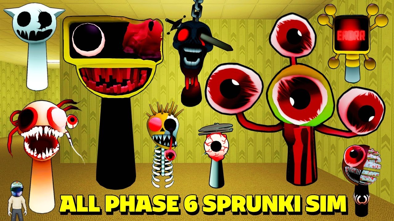How to get ALL Phase 6 & Pyramixed Morphs & Badges | 3D Sprunki Sim ! 