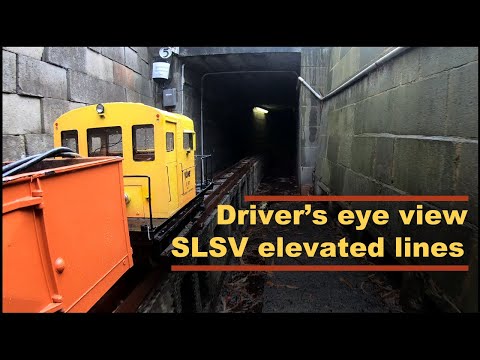 Miniature railway driver's eye view - SLSV elevated lines complete tour