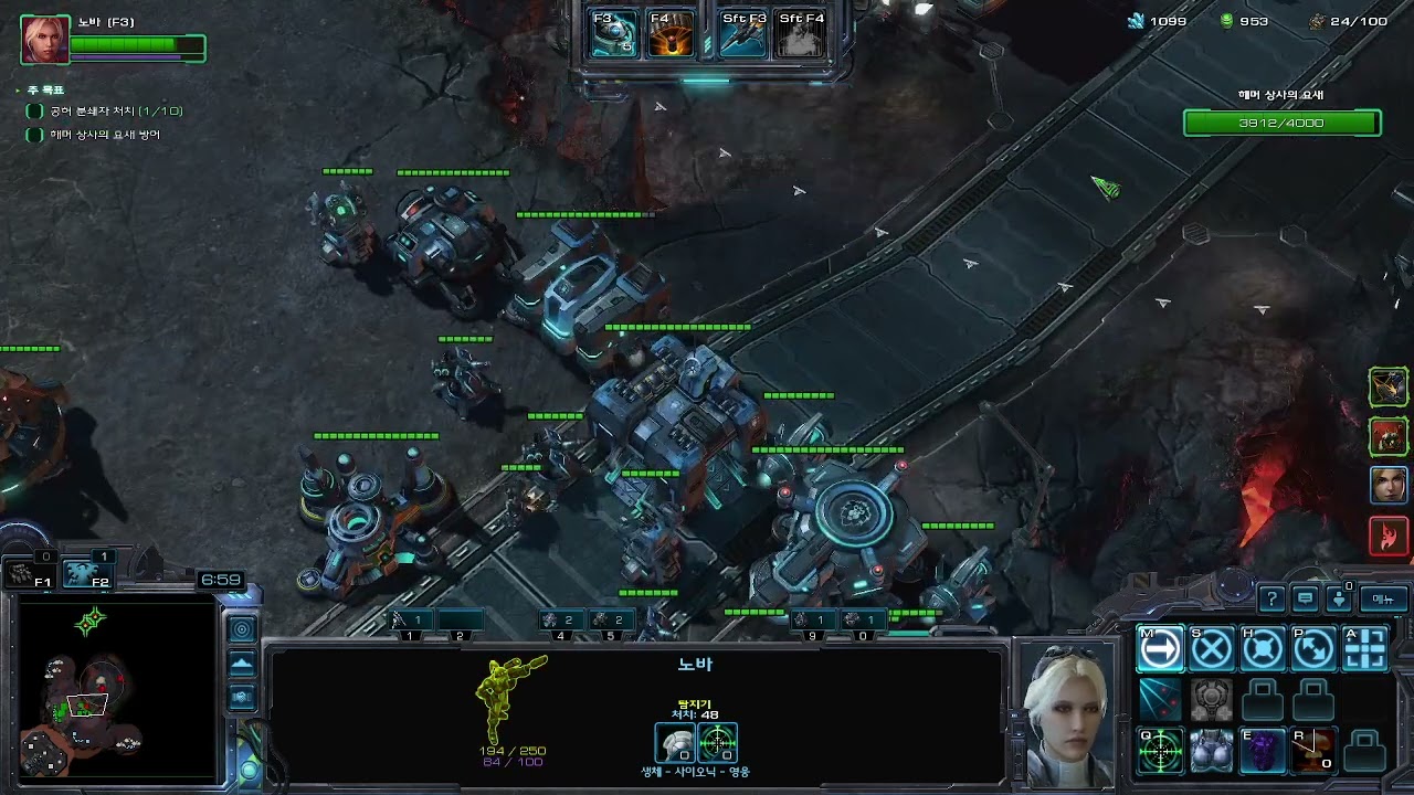 주간돌변 소모전! 노바솔플! 초은폐만잇다면 ㅎㅎ스타2협동전주간돌연변이 소모전 공허분쉐 sc2 coop Attrition Warfare mutation soloplay