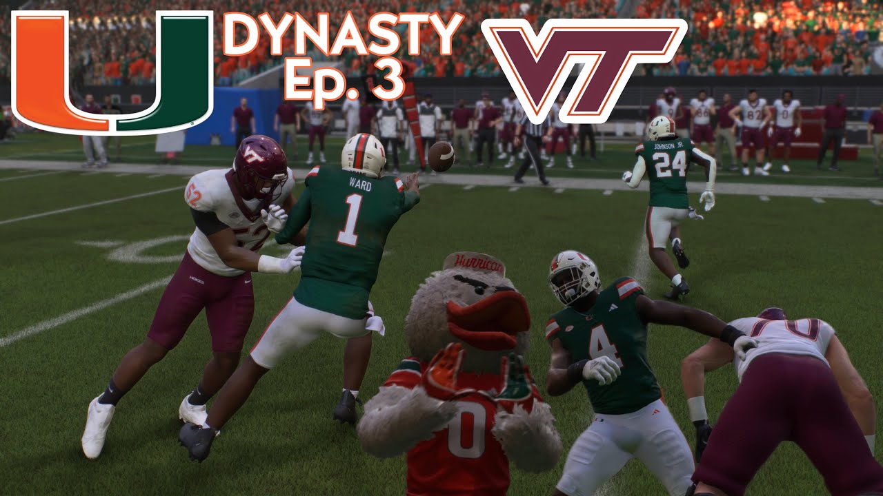 TOP 25 NAILBITER Miami Dynasty Ep 3 Vs 22 Virginia Tech College top-25-nailbiter-miami-dynasty-ep-3-vs-22-virginia-tech-college