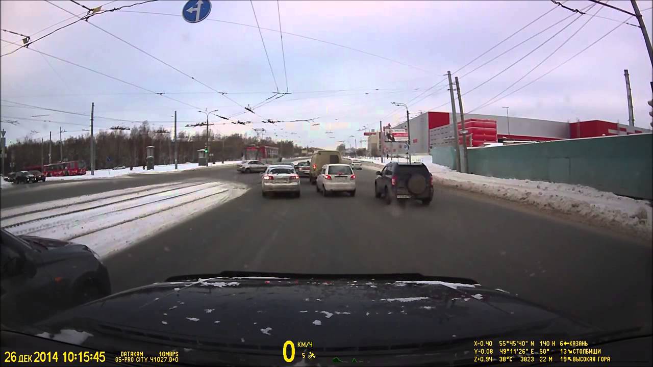Авария казань газель