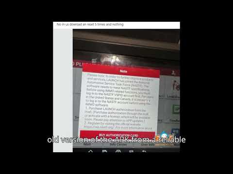 How To Get Rid Of Launch X431 NASTF Notice If Not In US