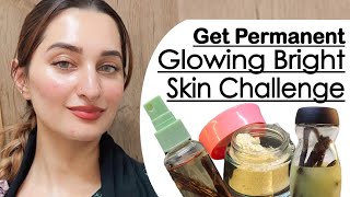 3 Days Challenge GET Permanent Glowing Bright Skin | Skin Whitening Remedy