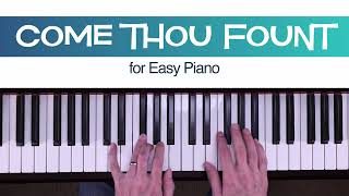 Come Thou Fount Of Every Blessing - Beginnereasy Piano Sheet Music - Makingmusicfun.net