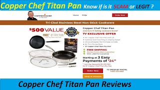 Copper Chef Titan Pan Know If Is It Scam Or Legit Youtube
