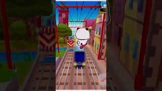 Bubu and Dudu Subway Surfers 🚀| #duduandbubu #trendingshorts #couplecomedy #funnyshorts