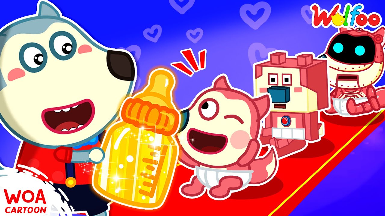 Em Gái Lucy Hay Em Gái Robot |  Wolfoo Sẽ Yêu Ai Hơn? | 🐺 Hoạt Hình Wolfoo Tiếng Việt