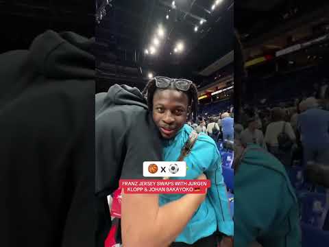 Great moment in Berlin ahead of the NBA Berlin Global game! 🌍