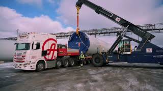 Fortums Pjelax Wind Farm, Transportations