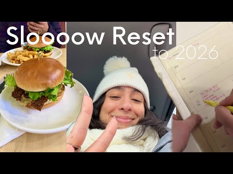 VLOG | 2026 goal setting, easy tasks, calm work out, & new year reset