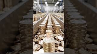 How US Coins Are Made in 60 Seconds 😱 #manufacturing