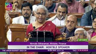 Smt. Nirmala Sitharaman's full budget speech in the parliament for the year 2023-24