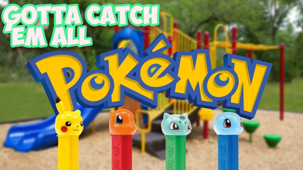 Pokemon Go in Real Life + Hunting Pokemon Pez Candy | Cosmickidstv