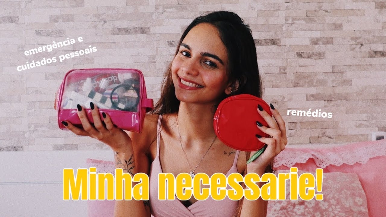 O QUE TEM NA MINHA NECESSARIE! (remédios, cuidados pessoais e emergência!)