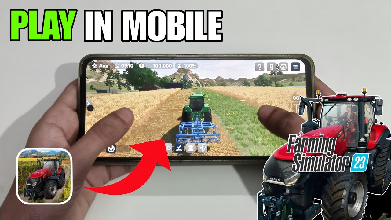 How to play faming simulator 23 in mobile l farming simulator mobile gameplay