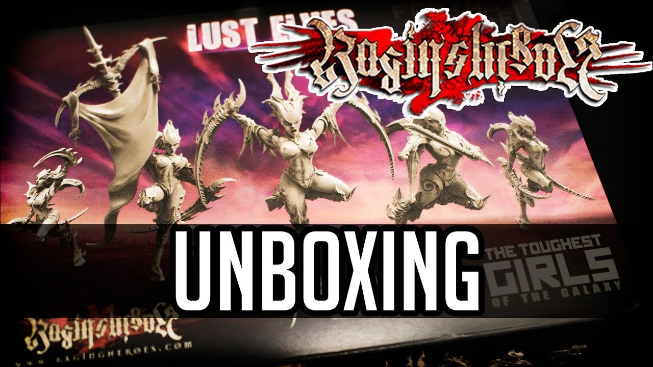 Raging Heroes Lust Elves Mantis Warriors Unboxing