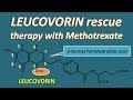 Leucovorin rescue therapy with methotrexate