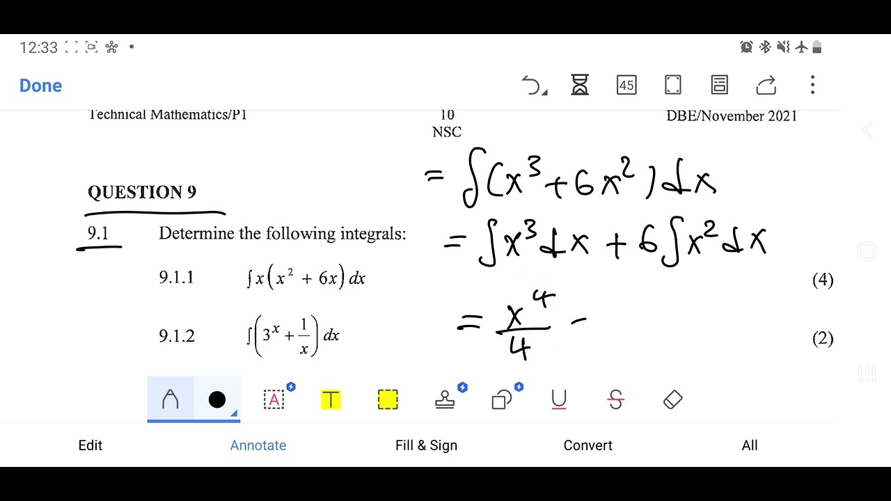 TECHNICAL MATHEMATICS |ANTIDERIVATIVES