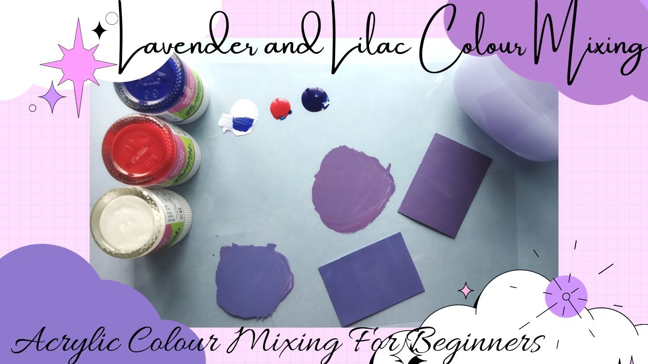 How to Mix Vibrant Purple With Acrylic Paint — EttaVee