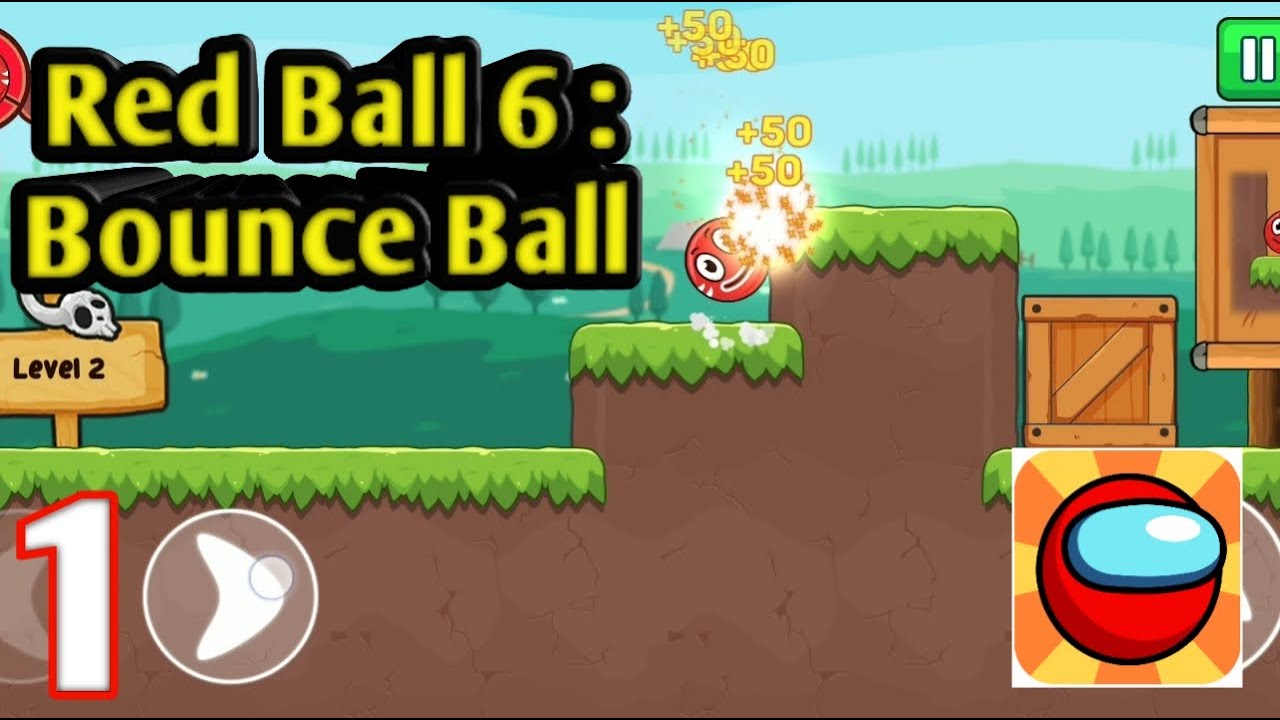 Red Ball 6 : Bounce Ball Gameplay Walkthrough Part 1 All Levels 1-15 (Android, iOS)