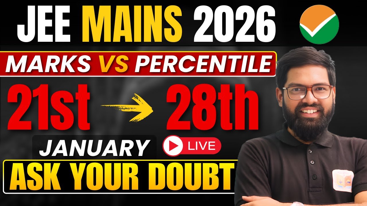 JEE Main 2026 Marks vs Percentile 🔥 | All Shifts Analysis | Answer Key & Response Sheet Date