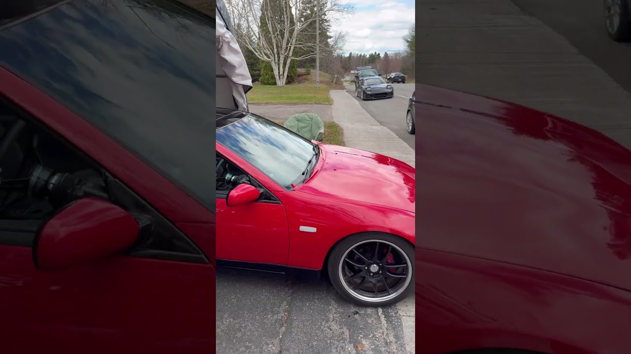 On wrap le 300zx 😍👀👌 #automobile #fypyoutube #skyline #300zx